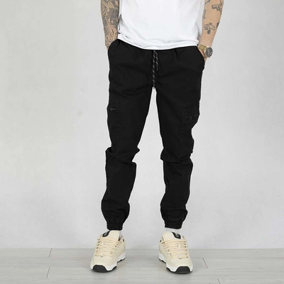 Spodnie Elade Joggery Cargo black jeans