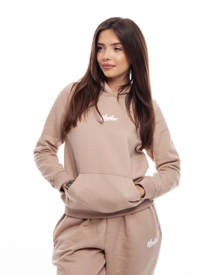 Bluza Nice View Brand Hoodie Small beżowa