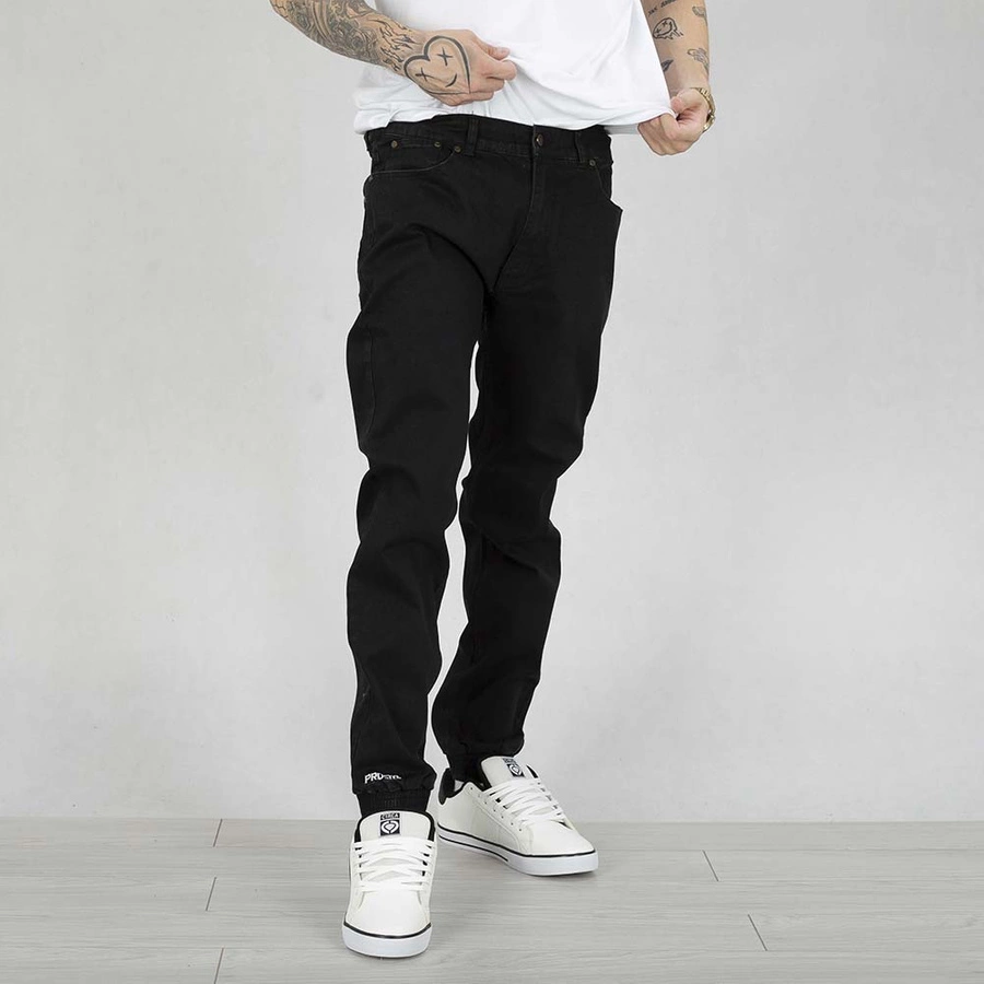 Spodnie Regular Jogger Prosto Jeans Irres black