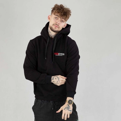 Bluza Hoodie Red Eyes King czarno złota