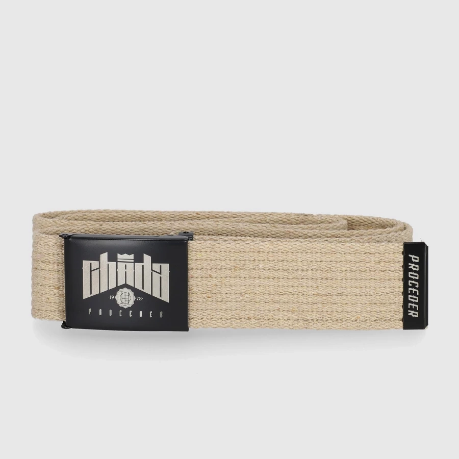 Pasek Chada Kastet Logo beżowy