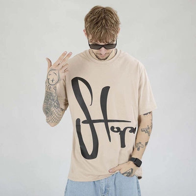 Koszulka Stoprocent Black Tag beżowa