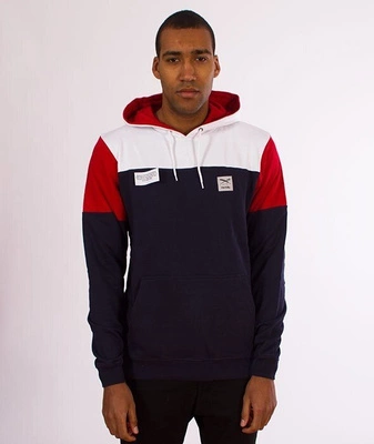 Iriedaily-Blow Up Hoody Bluza Kaptur Navy Red