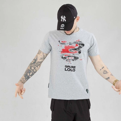 Koszulka Grube Lolo Dymek Red szara