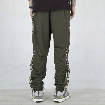 Spdonie dresowe Pit Bull Oldschool Tape Logo Terry Group zgnita zieleń