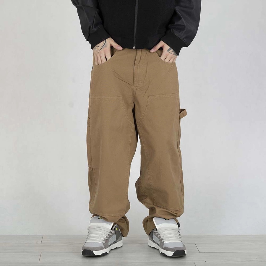 Spodnie Mass Pants Baggy Fit Worker beżowe