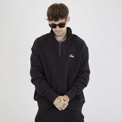Bluza Prosto Crewneck Essential Half Zip czarna
