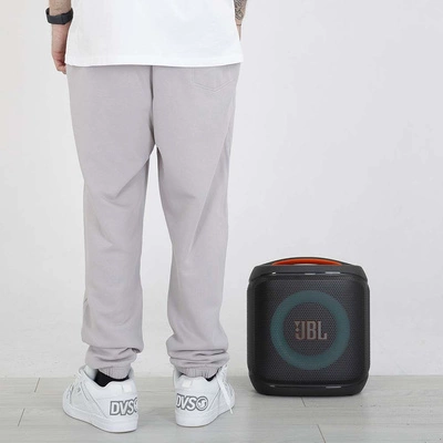 Spodnie dresowe Prosto Big Log sprane szare