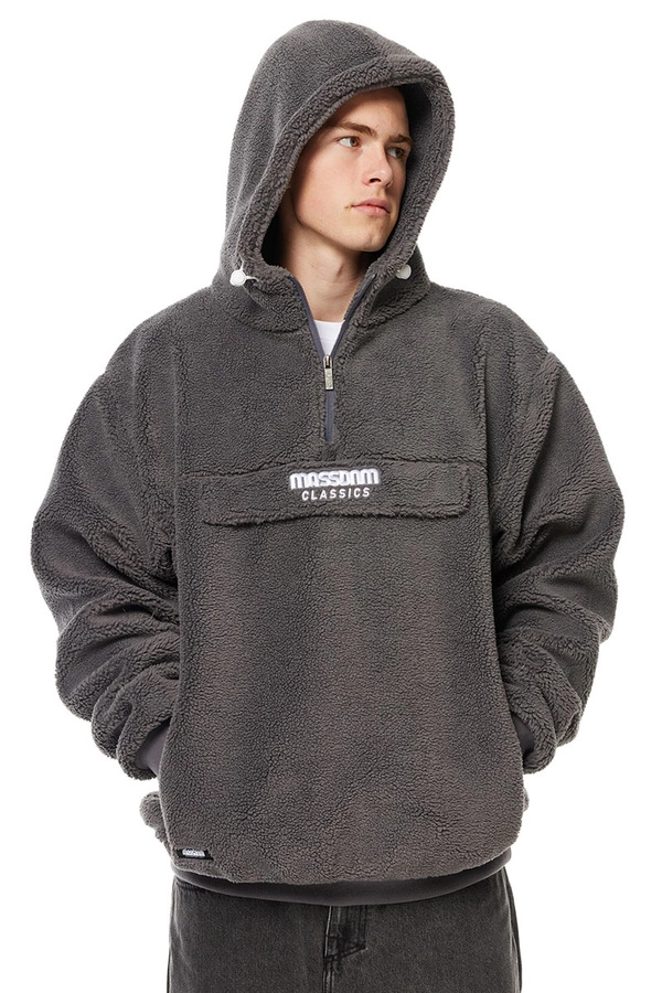 Kurtka Zimowa Mass Hoodie Frontside 2.0 szara