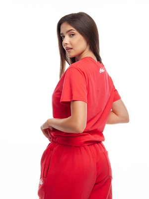 Koszulka Nice View Brand Small czerwona