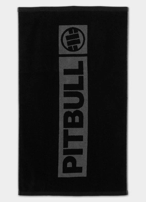 Ręcznik Kąpielowy Pit Bull Jacquard Gym Hilltop czarno grafitowy