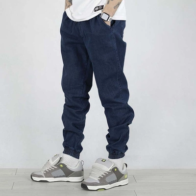 Spodnie Lucky Dice Joggery Dice ciemno niebieskie