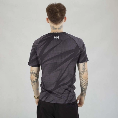 Koszulka Sportowa Pit Bull Rashguard Dot Camo II szara