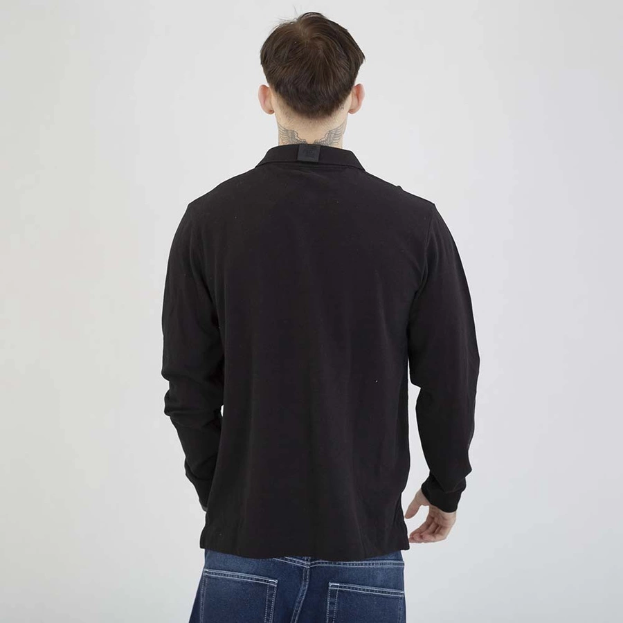 Long Polo Stoprocent Tag Haftbark czarny