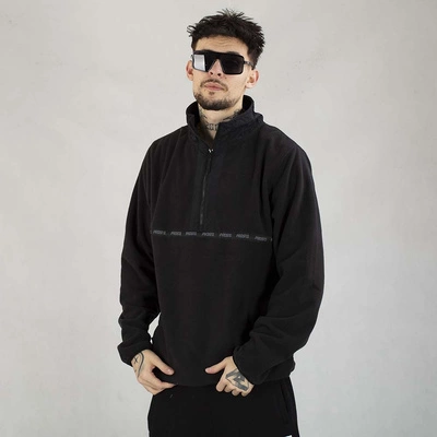 Bluza Prosto Crewneck Half ZIP Fleece Nero czarna