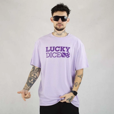 Koszulka Lucky Dice Baggy LD Classic jasno fioletowa