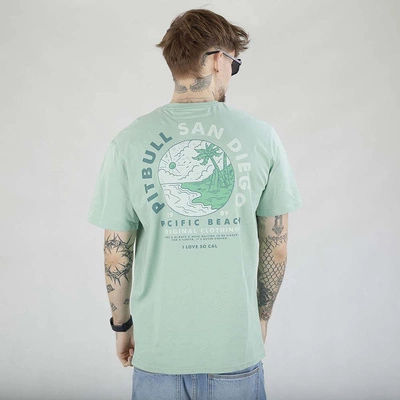 Koszulka Pit Bull Planet Surf miętowa