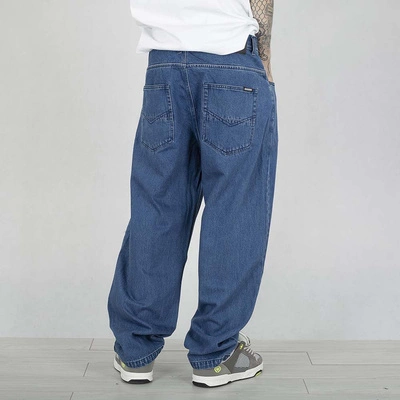 Spodnie Mass Jeans Baggy Fit Slang niebieskie