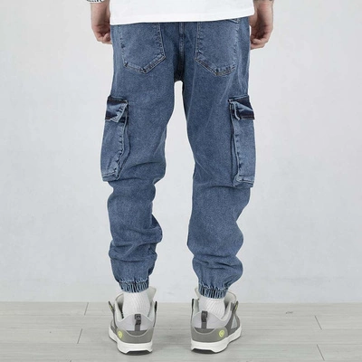Spodnie Jogger I8 Denim BOY31 niebieskie