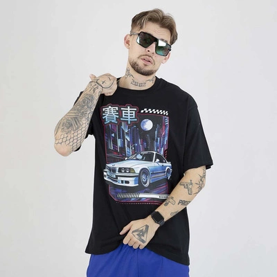 Koszulka Jigga Wear Oversize Beemer czarna