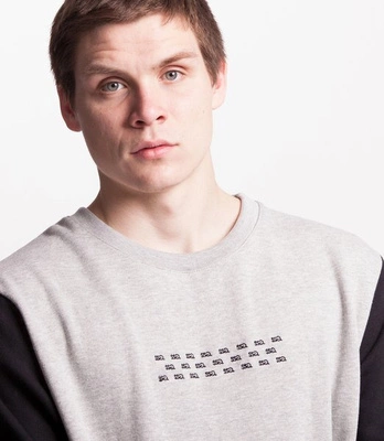 Smoke Story MINI LOGOS Bluza bez kaptura Szary/Czarny