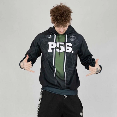 Bluza Dudek P56 Hoodie Palę Sobie Grass Lion Football czarna