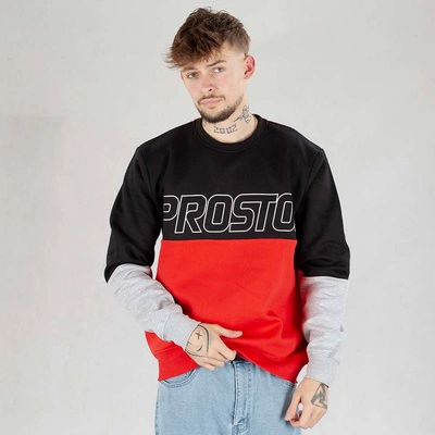 Bluza Prosto Crewneck Outlo czerwona