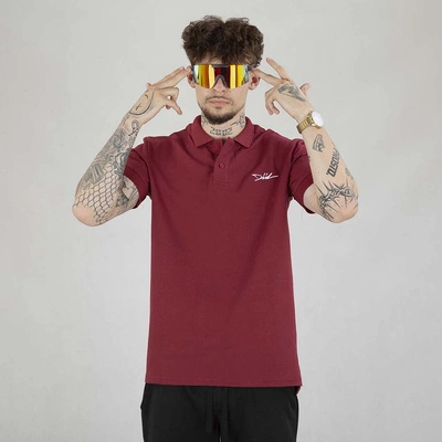 Koszulka Polo Diil Disco bordowa