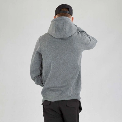 Bluza Grube Lolo hoodie Dymek Haft ciemno szaro biała