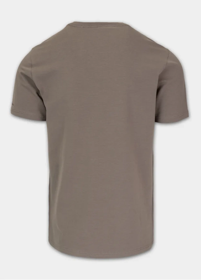 Koszulka Pit Bull Slim Fit USA Cal szaro brązowa