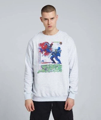 Smoke Story ATTACK Bluza bez kaptura Szary