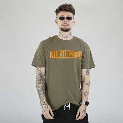 Koszulka Pit Bull Eighty Nine Dog oliwkowa