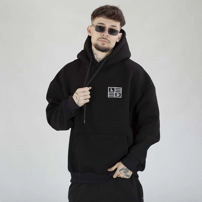 Bluza Lucky Dice Hoodie Flag czarna