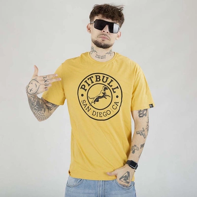 Koszulka Pit Bull Sun Diego CA żółta