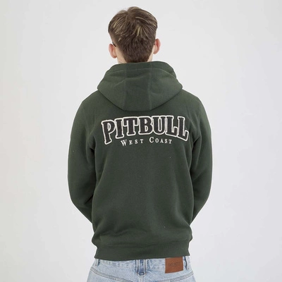 Bluza Pit Bull Z Kapturem ZIP Ruffin Detroit zielona