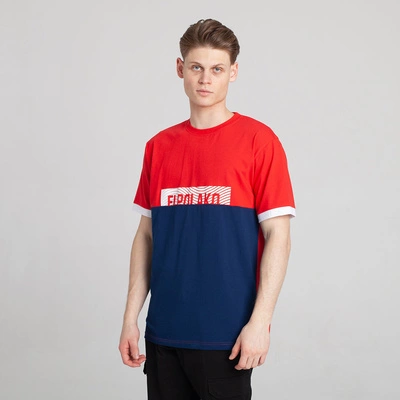 El Polako 3CUT T-Shirt Czerwony/Granatowy