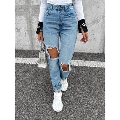 Spodnie Damskie Olavoga Horizon light blue jeans