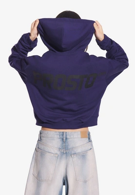 Bluza Prosto Hoodie ZIP Bomb granatowa