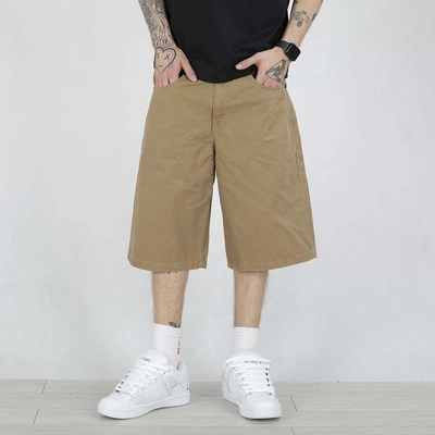 Krótkie spodenki Mass Pants Baggy Slang beżowe