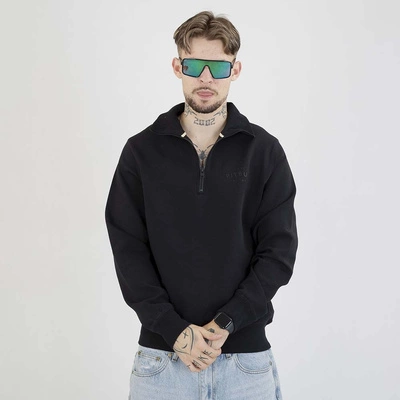 Bluza Pit Bull Crewneck Half Zip Sampson czarna