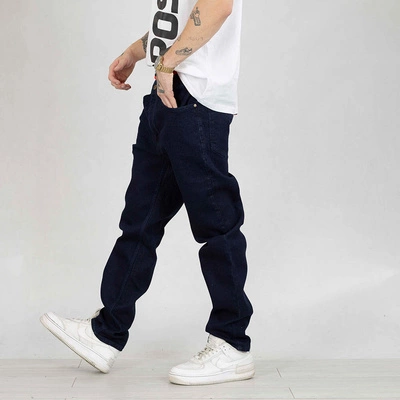 Spodnie Prosto Pocklog navy jeans