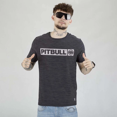 Koszulka Pit Bull Casual Hilltop czarna melanż