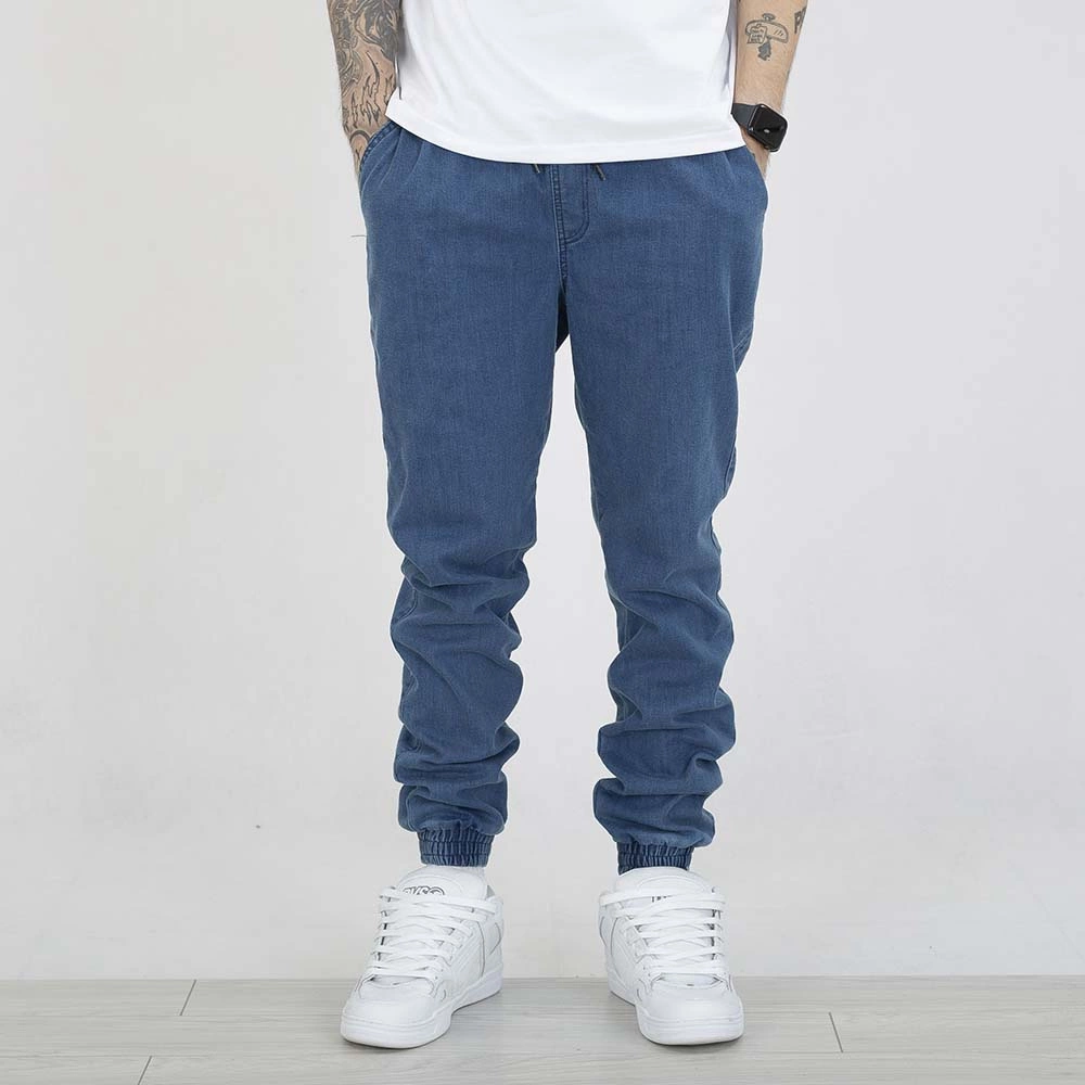 Spodnie Grube Lolo Dymek Back Haft light jeans