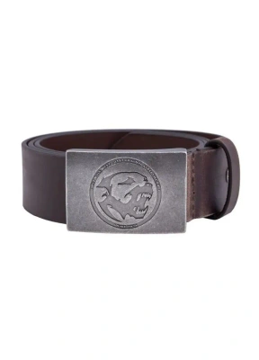 Pasek Pit Bull Leather Bones brązowy