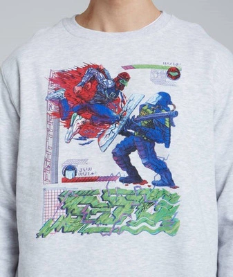 Smoke Story ATTACK Bluza bez kaptura Szary