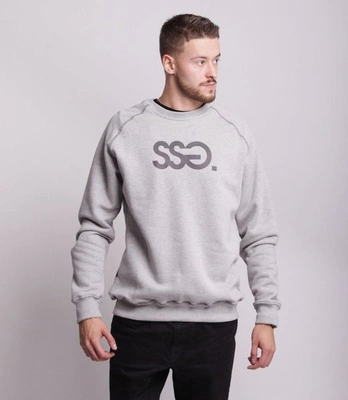 Smoke Story REGLAN PIERCE Bluza bez kaptura Jasny Szary