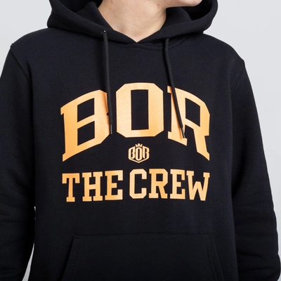 Biuro Ochrony Rapu BOR THE CREW Bluza z kapturem Czarny