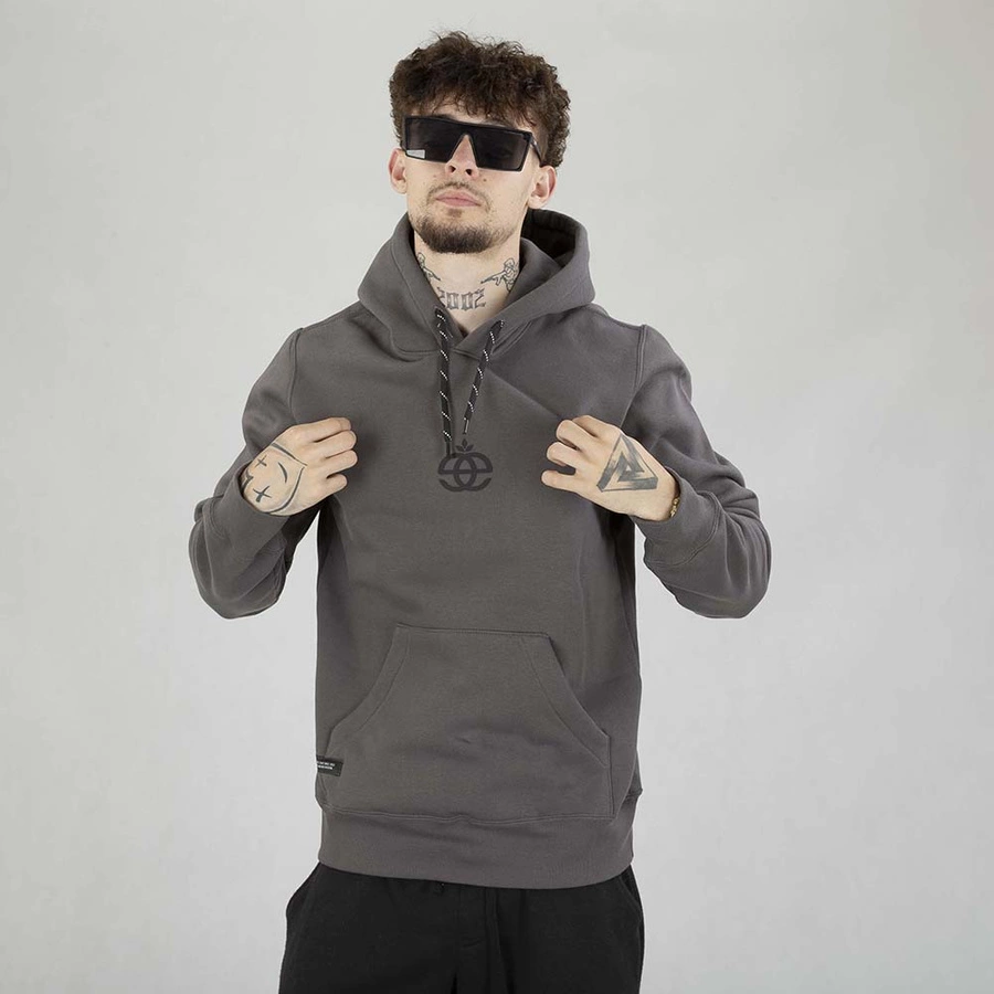 Bluza Hoodie Elade Icon 3D grafitowa