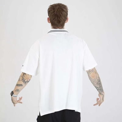 T-shirt Polo New Era Ne Drop Shoulder 60667815 biały