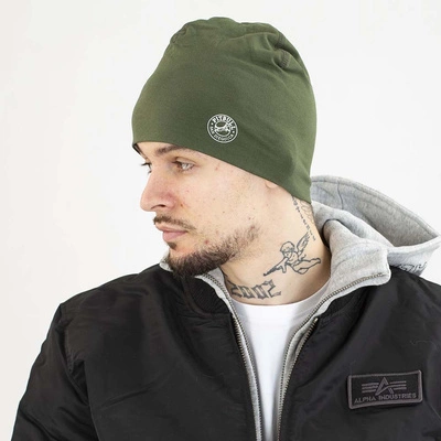 Czapka Zimowa Pit Bull San Diego CA oliwkowa